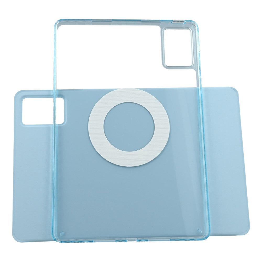 For Lenovo Idea Tab (TB336ZU / TB336FU) / Xiaoxin Pad 11 2025 Case Folding Stand Magnetic Leather Tablet Cover - Baby Blue