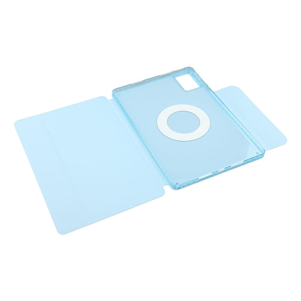 For Lenovo Idea Tab (TB336ZU / TB336FU) / Xiaoxin Pad 11 2025 Case Folding Stand Magnetic Leather Tablet Cover - Baby Blue