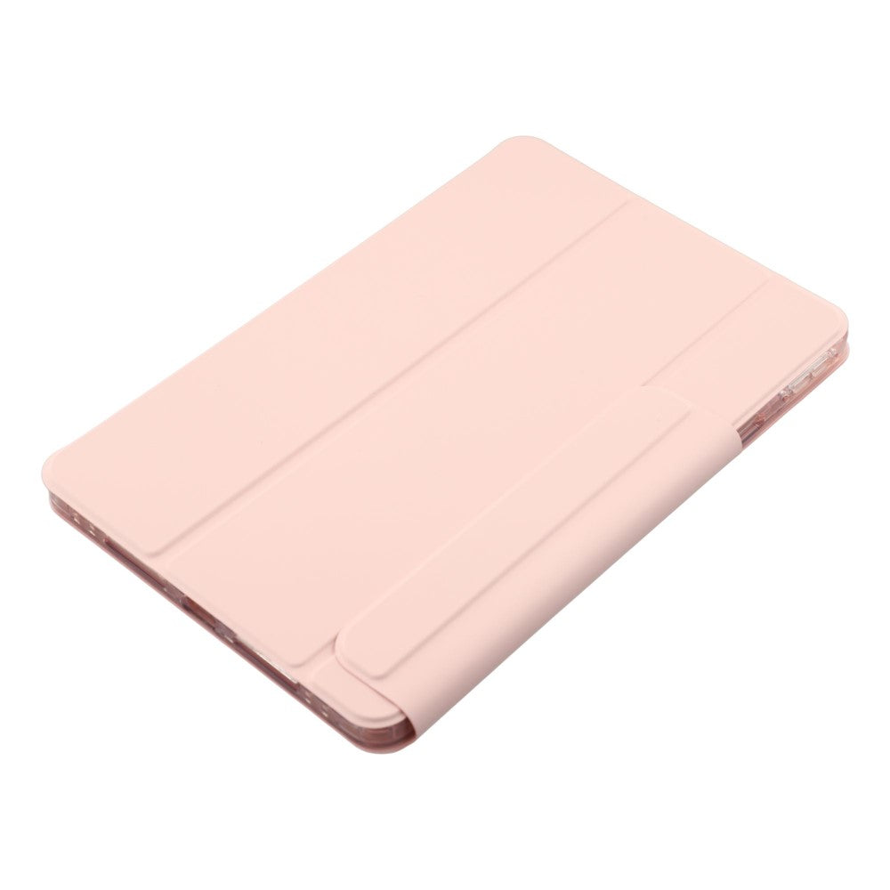 For Lenovo Idea Tab (TB336ZU / TB336FU) / Xiaoxin Pad 11 2025 Case Folding Stand Magnetic Leather Tablet Cover - Pink