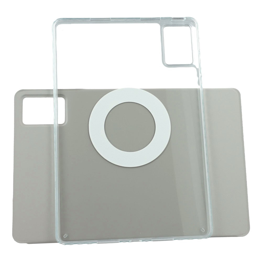 For Lenovo Idea Tab (TB336ZU / TB336FU) / Xiaoxin Pad 11 2025 Case Folding Stand Magnetic Leather Tablet Cover - Grey