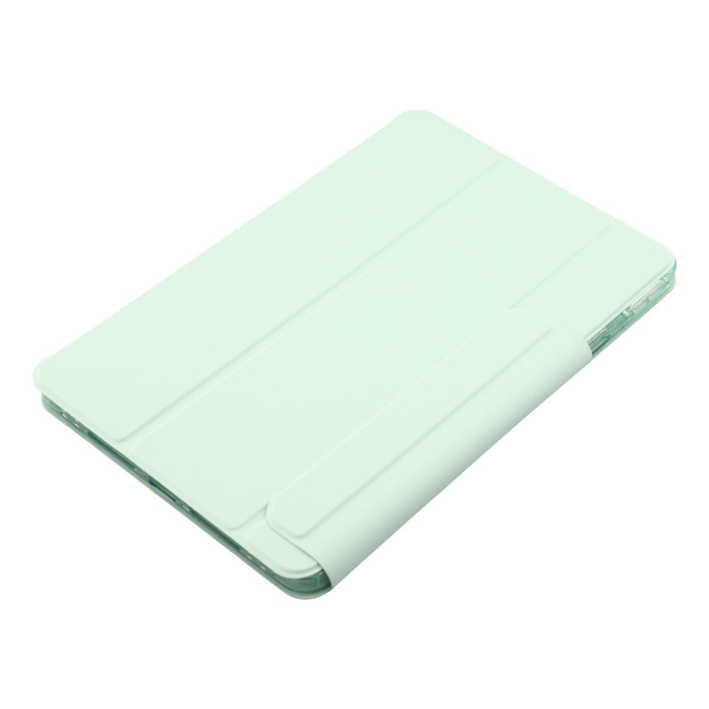 For Lenovo Idea Tab (TB336ZU / TB336FU) / Xiaoxin Pad 11 2025 Case Folding Stand Magnetic Leather Tablet Cover - Light Green