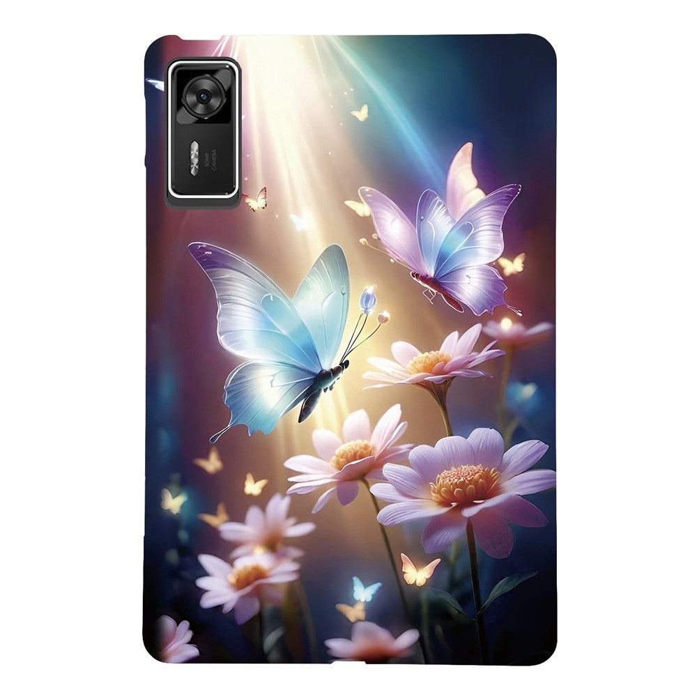 For Lenovo Legion Y700 Gen 4 Case Pattern Printing Slim Soft TPU Tablet Cover - Butterfly Floral