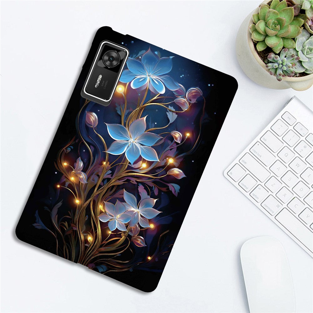 For Lenovo Legion Y700 Gen 4 Case Pattern Printing Slim Soft TPU Tablet Cover - Small Lantern Flower