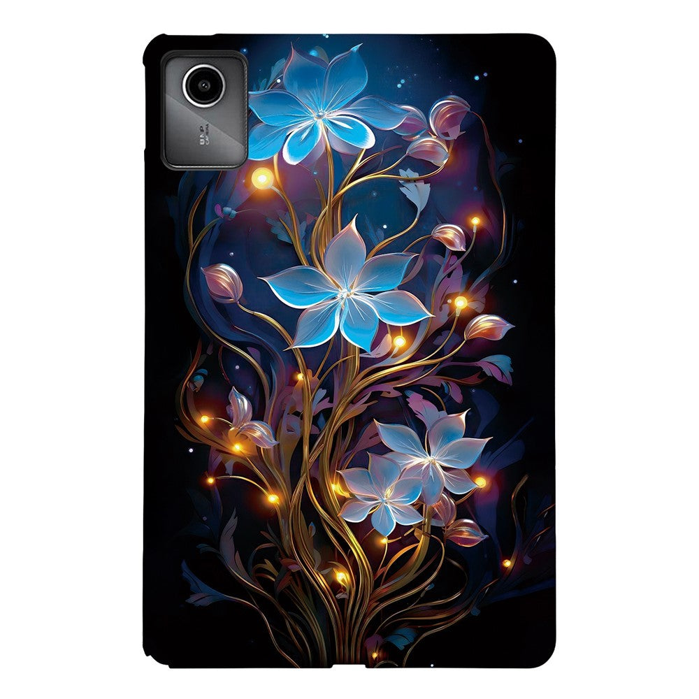 For Lenovo Tab M11 TB-330FC / Xiaoxin Pad 11 2024 TB-331FC Case Pattern Printing Slim Soft TPU Tablet Cover - Small Lantern Flower