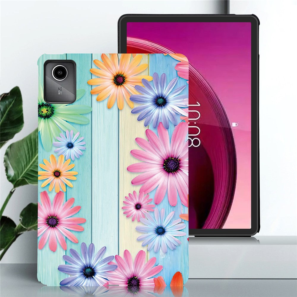 For Lenovo Tab M11 TB-330FC / Xiaoxin Pad 11 2024 TB-331FC Case Pattern Printing Slim Soft TPU Tablet Cover - Sunflower