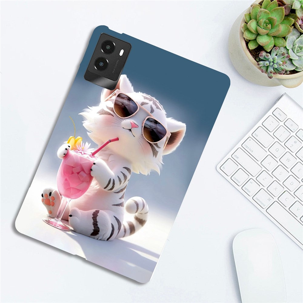 For Lenovo Legion Y700 (2025) Case Pattern Printing Slim Soft TPU Tablet Cover - Cartoon Tiger