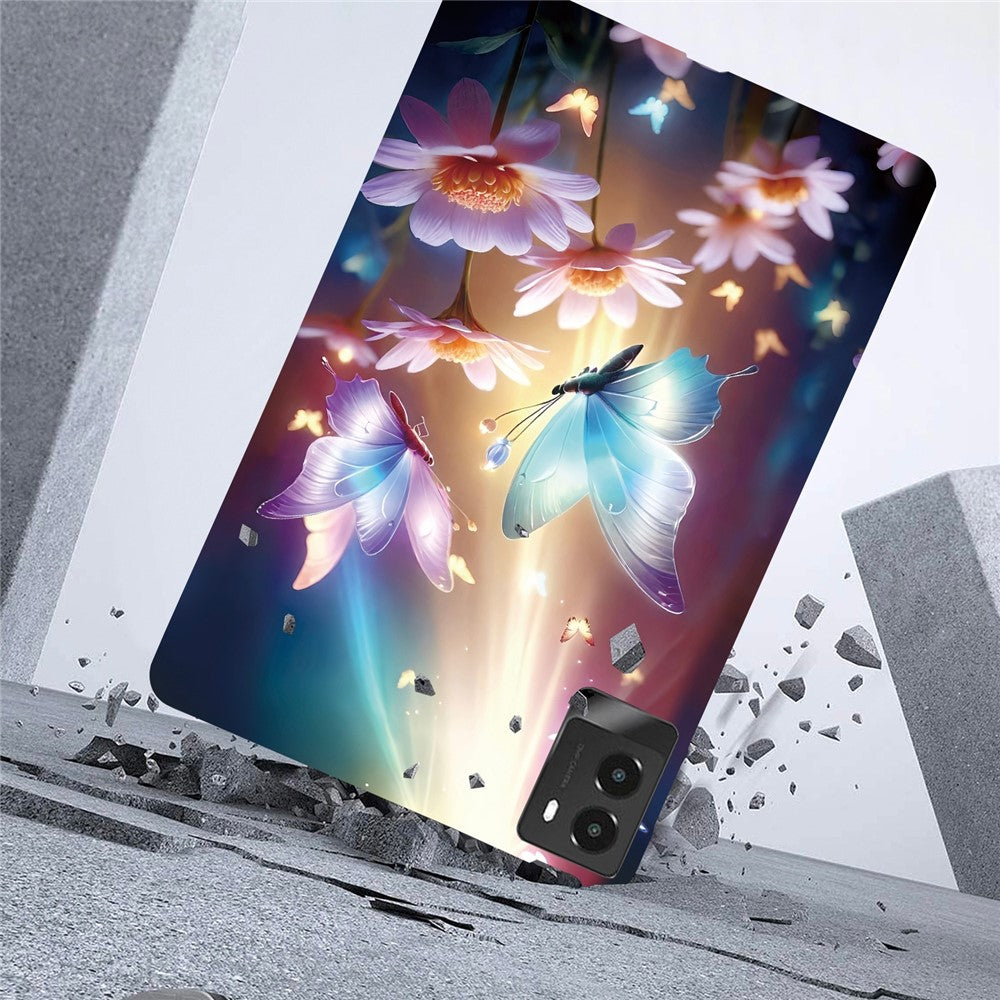 For Lenovo Legion Y700 (2025) Case Pattern Printing Slim Soft TPU Tablet Cover - Butterfly Floral