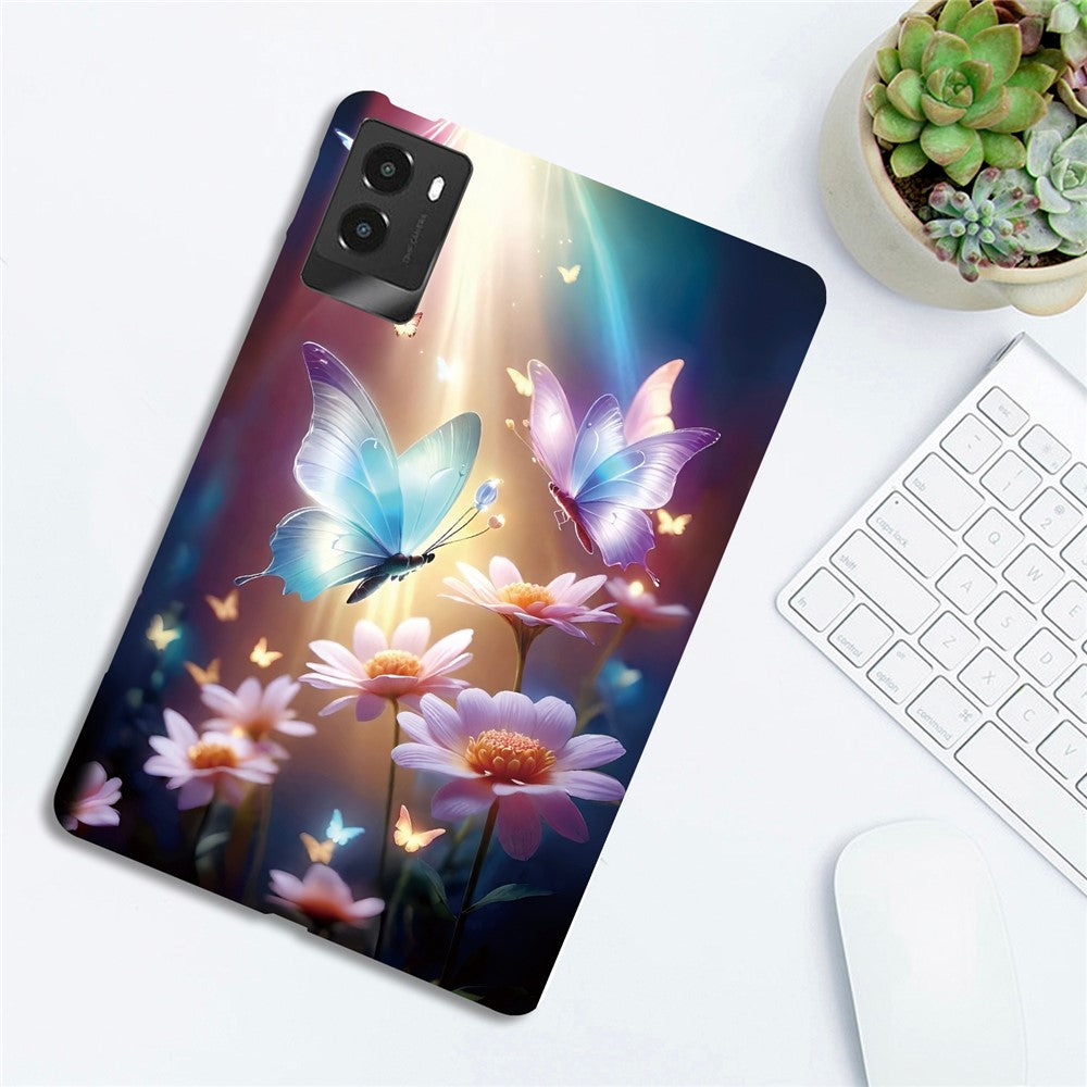For Lenovo Legion Y700 (2025) Case Pattern Printing Slim Soft TPU Tablet Cover - Butterfly Floral