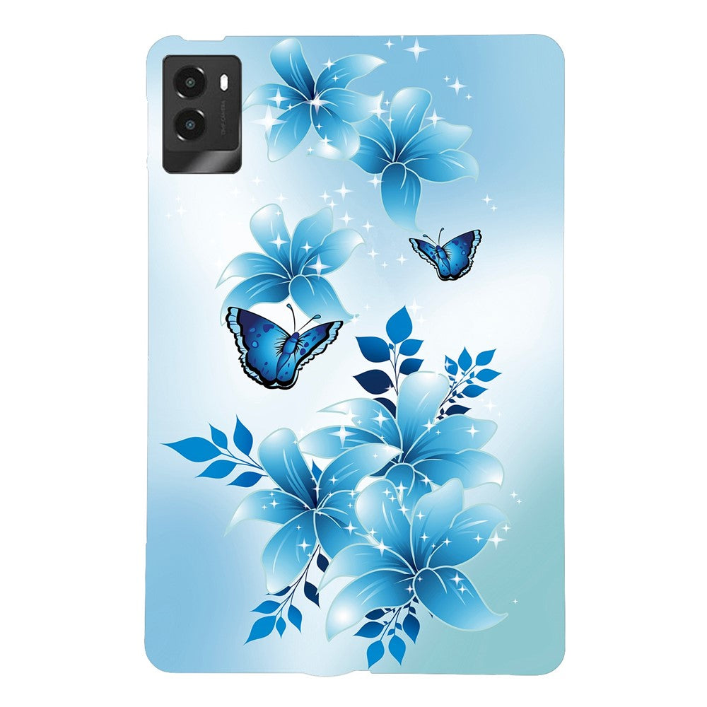 For Lenovo Legion Y700 (2025) Case Pattern Printing Slim Soft TPU Tablet Cover - Blue Butterfly
