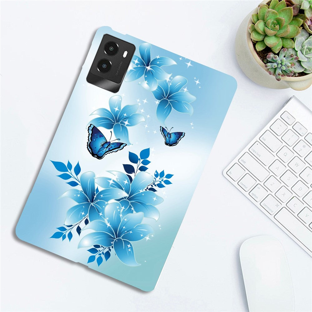 For Lenovo Legion Y700 (2025) Case Pattern Printing Slim Soft TPU Tablet Cover - Blue Butterfly