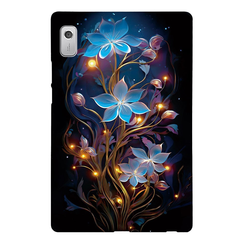 For Lenovo Tab M9 Case Pattern Printing Slim Soft TPU Tablet Cover - Small Lantern Flower