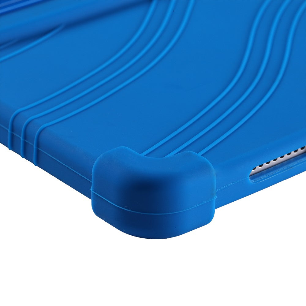 For Lenovo Xiaoxin Pad Pro GT Case Adjustable Kickstand Silicone Tablet Protective Cover - Dark Blue