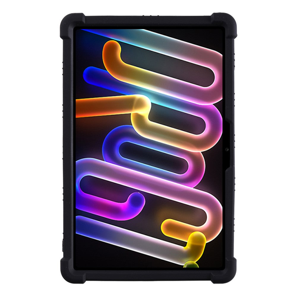 For Lenovo Xiaoxin Pad Pro GT Case Adjustable Kickstand Silicone Tablet Protective Cover - Black