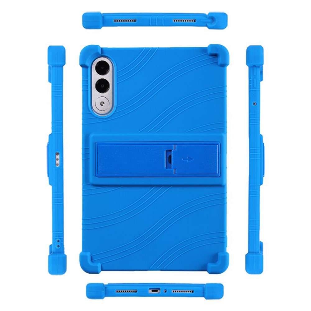 For Lenovo Xiaoxin Pad Pro GT Case Adjustable Kickstand Silicone Tablet Protective Cover - Green
