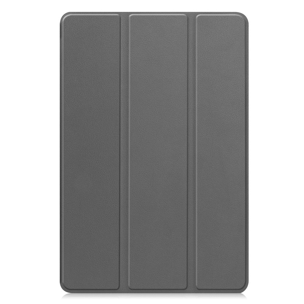 For Lenovo Xiaoxin Pad 2025 12.1 inch Case Anti-Drop Leather Stand Tablet Cover - Grey