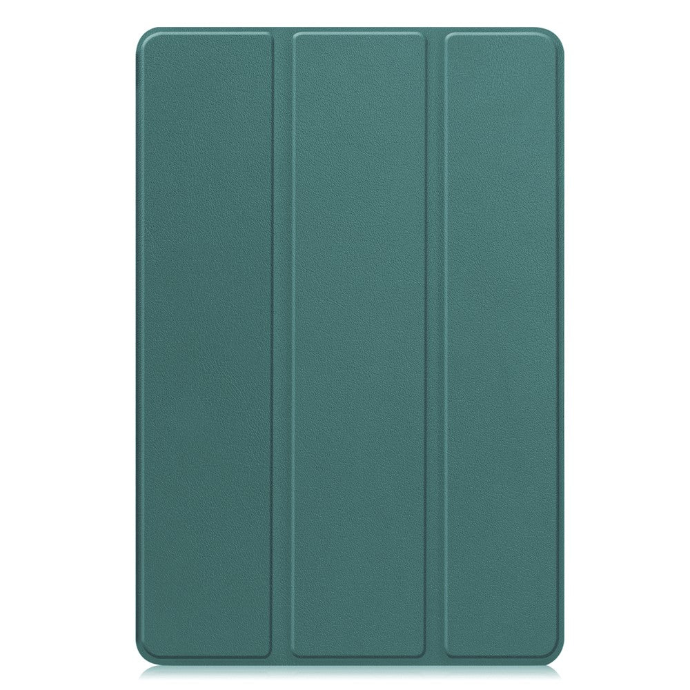 For Lenovo Xiaoxin Pad 2025 12.1 inch Case Anti-Drop Leather Stand Tablet Cover - Blackish Green