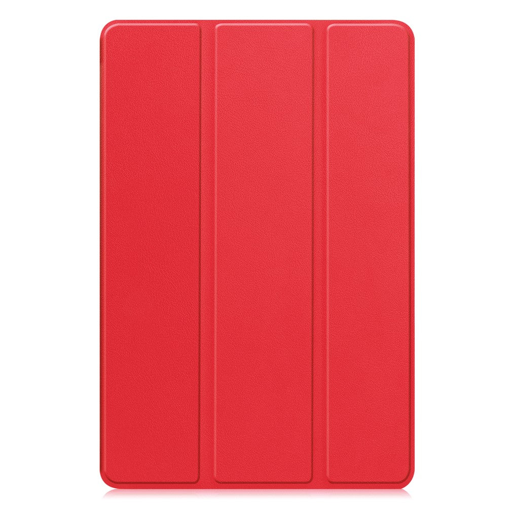 For Lenovo Xiaoxin Pad 2025 12.1 inch Case Anti-Drop Leather Stand Tablet Cover - Red