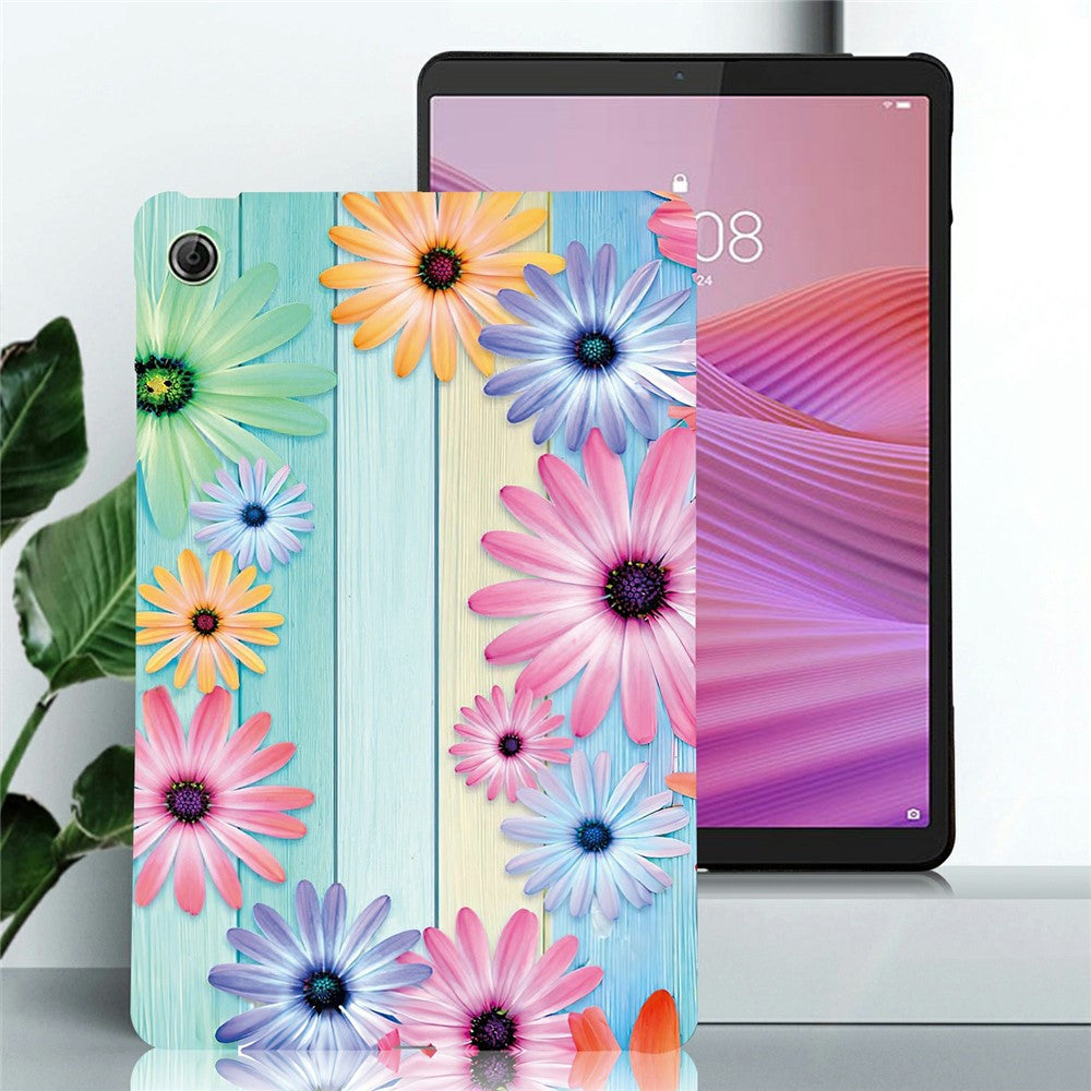 For Lenovo Tab K9 Case Pattern Printing Slim Soft TPU Tablet Cover - Sunflower