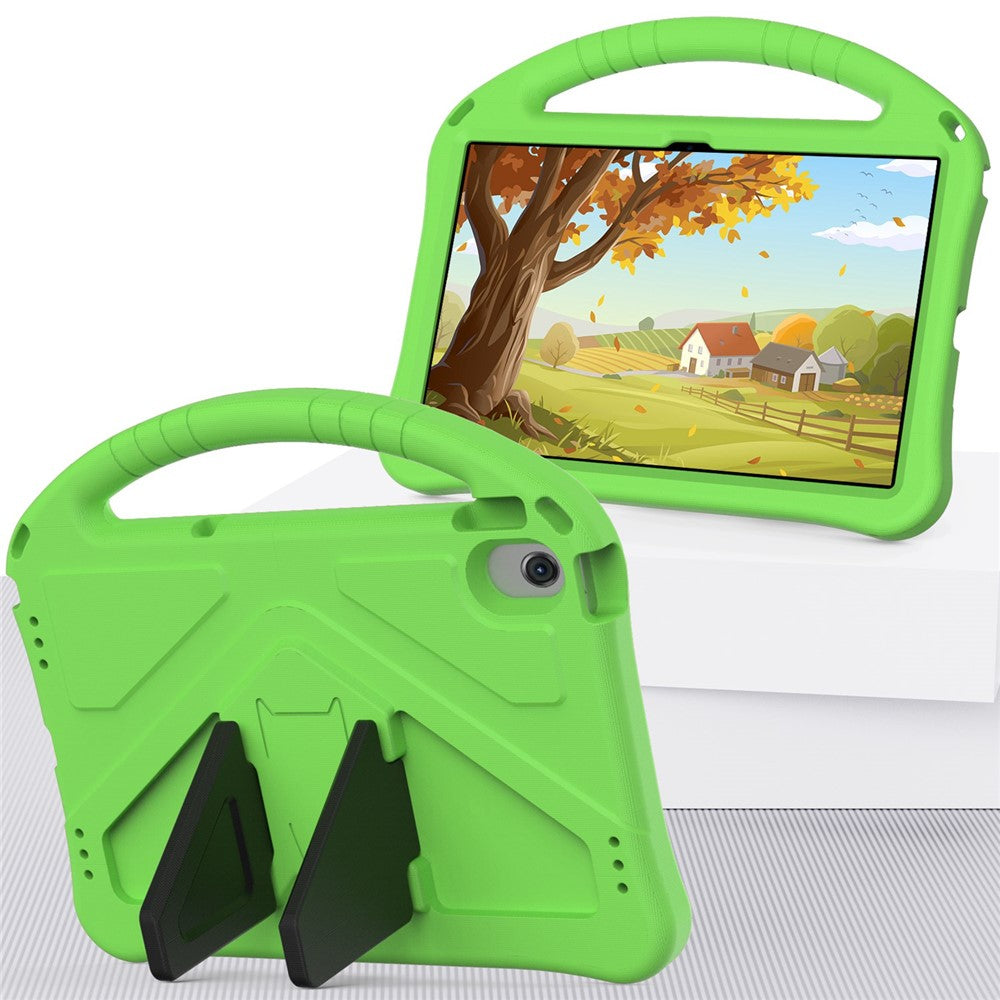 For Lenovo Tab M10 Plus (3rd Gen) / Xiaoxin Pad 2022 10.6 inch Anti-scratch EVA Tablet Case with Kickstand Design and Handle - Green