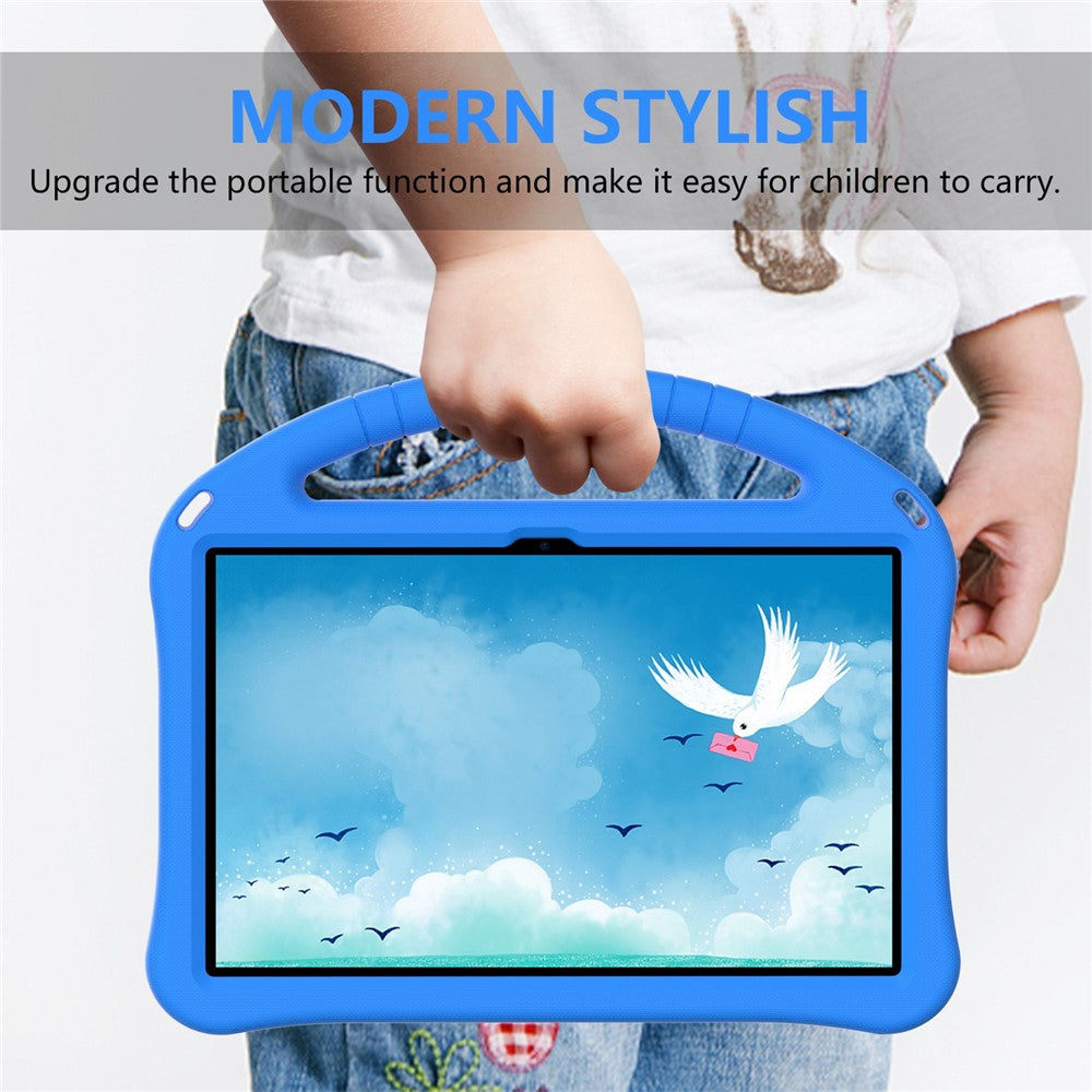 For Lenovo Tab M10 Plus (3rd Gen) / Xiaoxin Pad 2022 10.6 inch Anti-scratch EVA Tablet Case with Kickstand Design and Handle - Blue