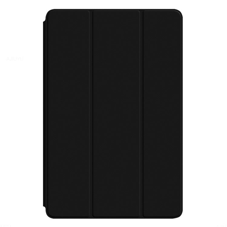 For Honor Pad 8 Protective Cover TPU+PU Leather Anti-Drop Case Shockproof Skin-Touch Tablet Case with Three-fold Stand - Black