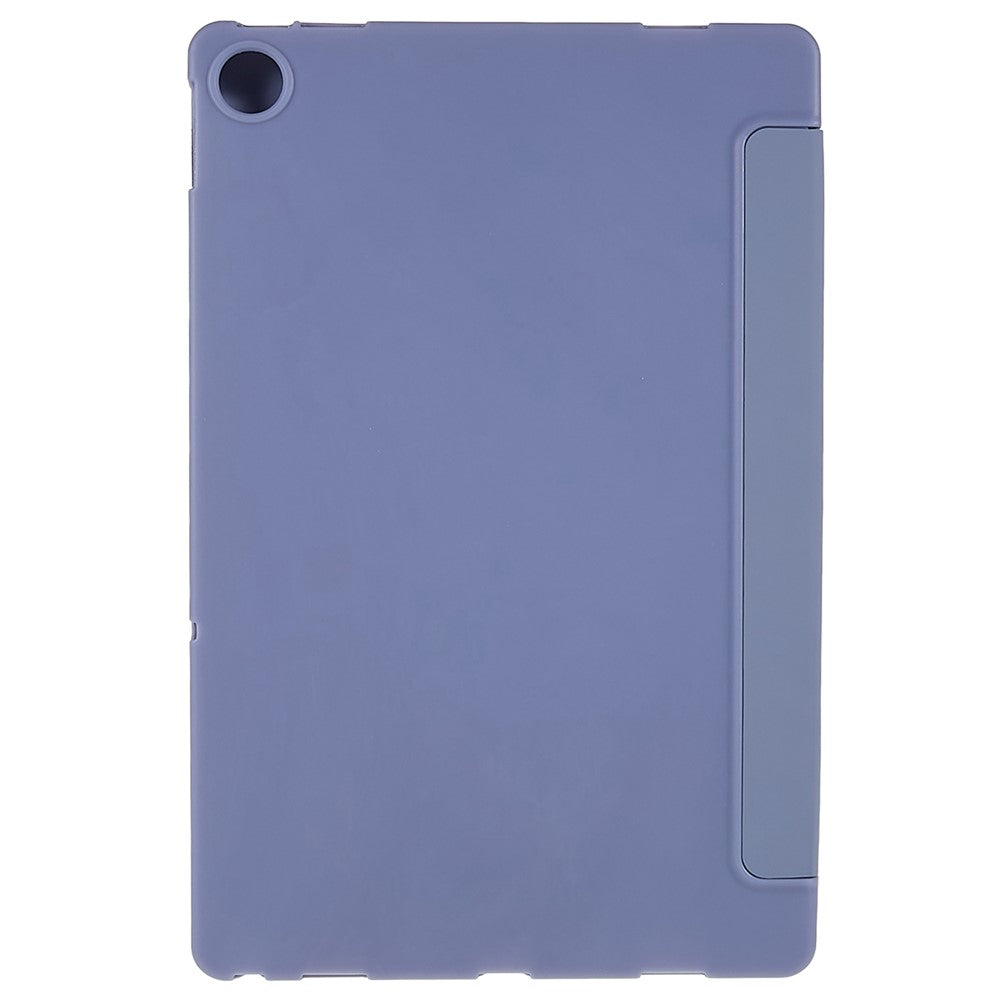 For Lenovo Tab M10 Plus (3rd Gen) / Xiaoxin Pad 2022 10.6 inch Folio Flip Full Protection Leather Tablet Case Inner Honeycomb Design Anti-scratch Cover with Tri-fold Stand - Purple