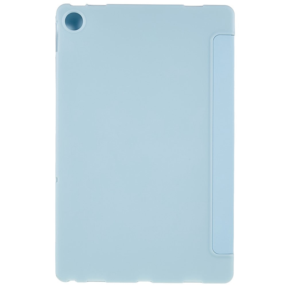 For Lenovo Tab M10 Plus (3rd Gen) / Xiaoxin Pad 2022 10.6 inch Folio Flip Full Protection Leather Tablet Case Inner Honeycomb Design Anti-scratch Cover with Tri-fold Stand - Baby Blue