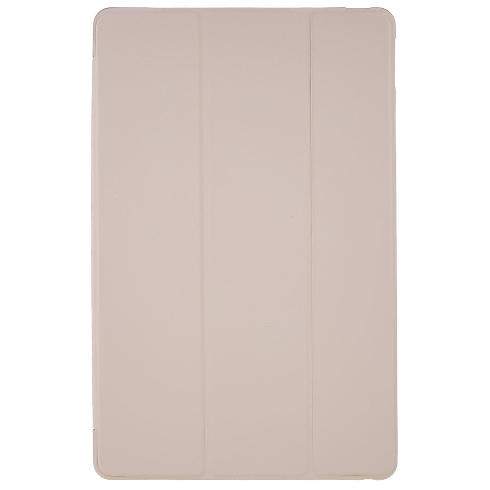 For Lenovo Tab M10 Plus (3rd Gen) / Xiaoxin Pad 2022 10.6 inch Folio Flip Full Protection Leather Tablet Case Inner Honeycomb Design Anti-scratch Cover with Tri-fold Stand - Pink