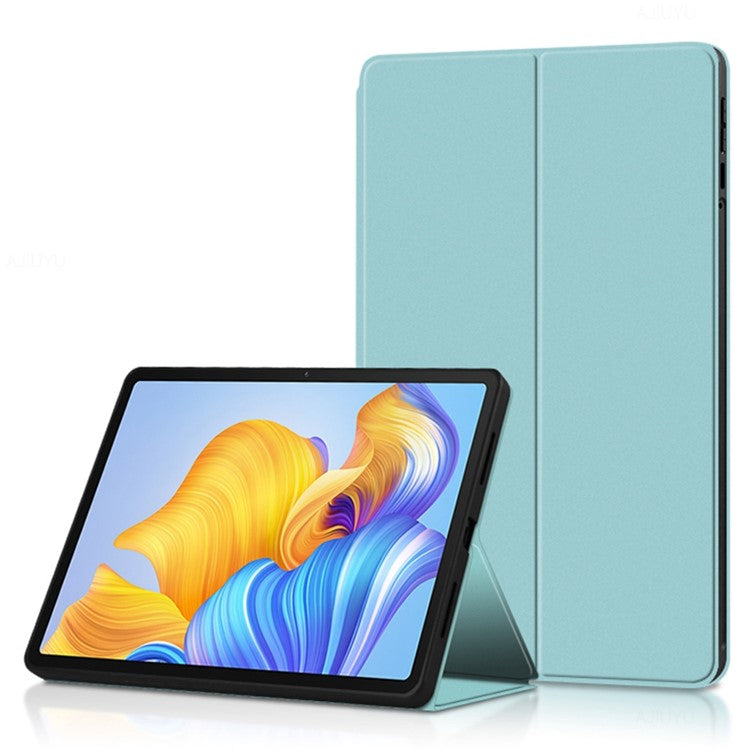 For Honor Pad 8 Folio PU Leather Cover Full Protection Folding Stand Shell - Green
