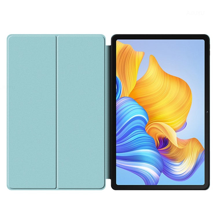 For Honor Pad 8 Folio PU Leather Cover Full Protection Folding Stand Shell - Green