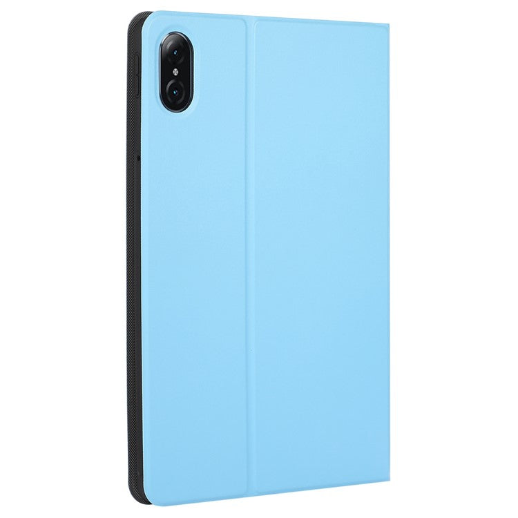 For Honor Pad 8 12-inch PU Leather Cover Folio Foldable Stand Shockproof Protective Case - Sky Blue