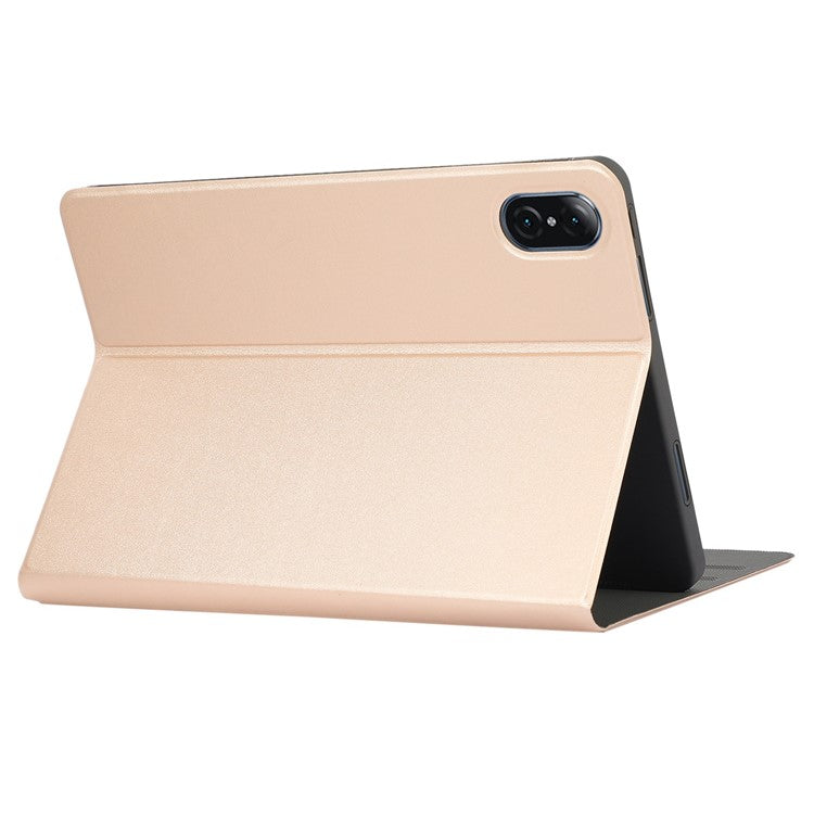 For Honor Pad 8 12-inch PU Leather Cover Folio Foldable Stand Shockproof Protective Case - Gold