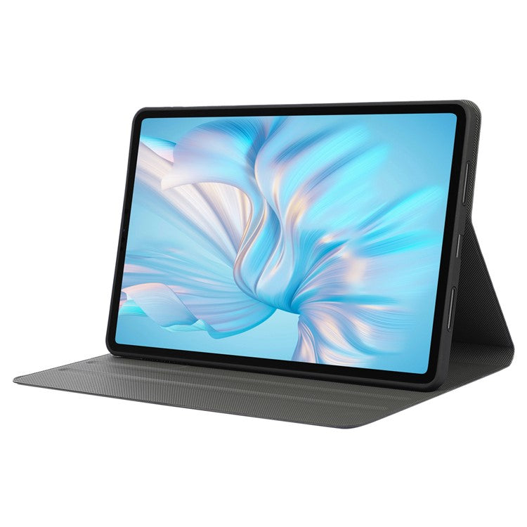 For Honor Pad 8 12-inch PU Leather Cover Folio Foldable Stand Shockproof Protective Case - Purple