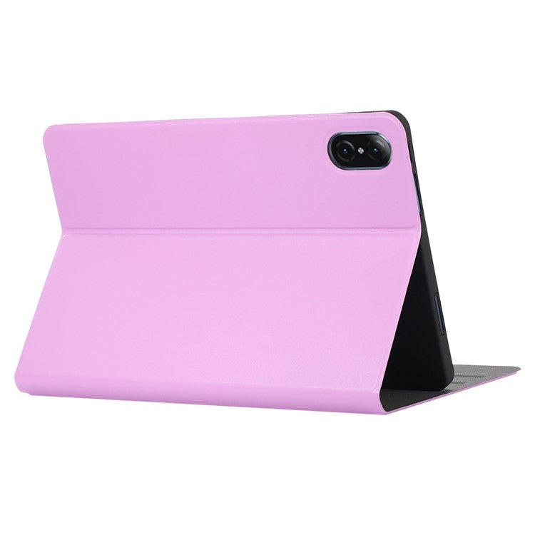 For Honor Pad 8 12-inch PU Leather Cover Folio Foldable Stand Shockproof Protective Case - Purple