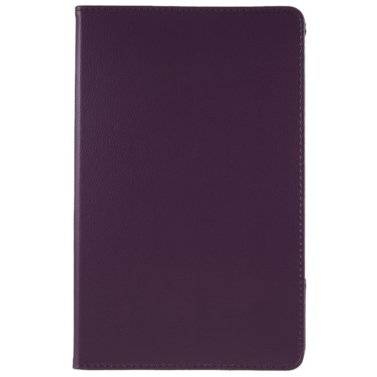 For Honor Pad 8 Drop-proof Anti-shock Leather Tablet Case 360-degree Rotating Protective Cover with Stand - Purple