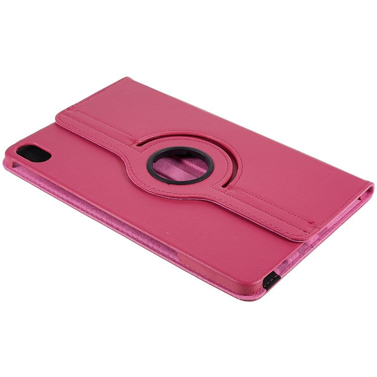 For Honor Pad 8 Drop-proof Anti-shock Leather Tablet Case 360-degree Rotating Protective Cover with Stand - Rose
