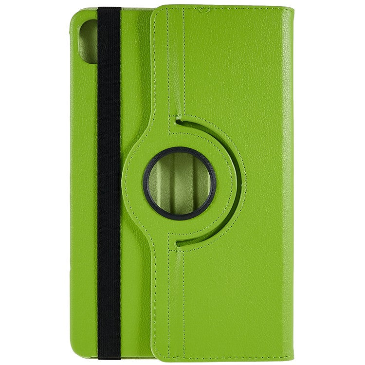 For Honor Pad 8 Drop-proof Anti-shock Leather Tablet Case 360-degree Rotating Protective Cover with Stand - Green