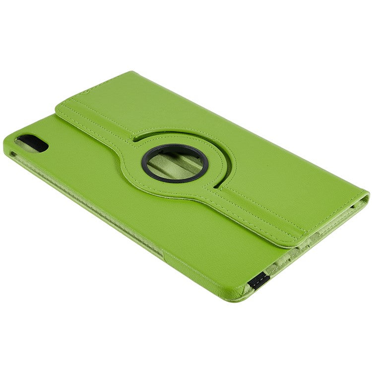 For Honor Pad 8 Drop-proof Anti-shock Leather Tablet Case 360-degree Rotating Protective Cover with Stand - Green