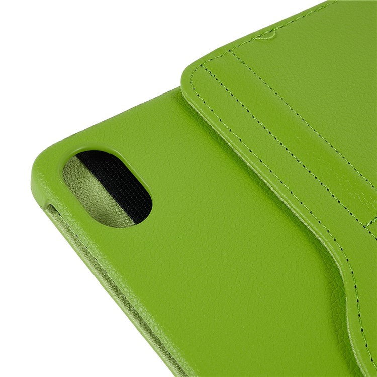For Honor Pad 8 Drop-proof Anti-shock Leather Tablet Case 360-degree Rotating Protective Cover with Stand - Green