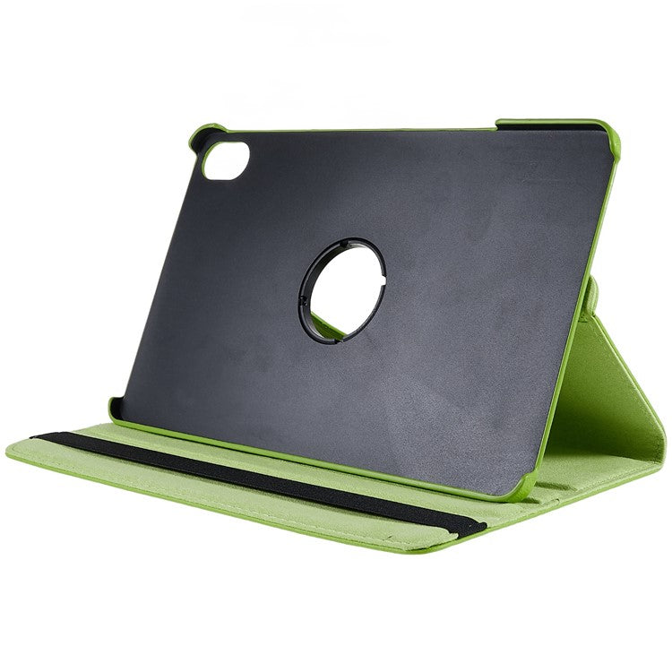For Honor Pad 8 Drop-proof Anti-shock Leather Tablet Case 360-degree Rotating Protective Cover with Stand - Green