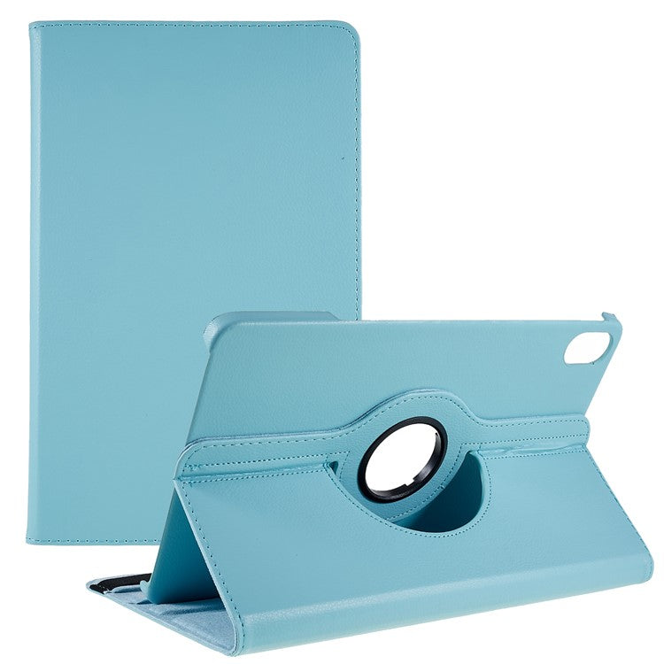 For Honor Pad 8 Drop-proof Anti-shock Leather Tablet Case 360-degree Rotating Protective Cover with Stand - Baby Blue