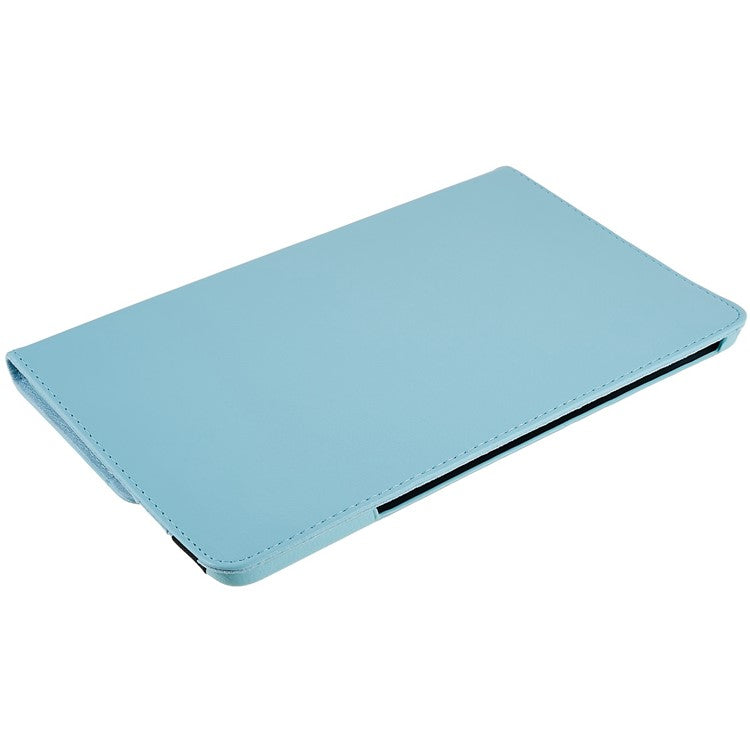 For Honor Pad 8 Drop-proof Anti-shock Leather Tablet Case 360-degree Rotating Protective Cover with Stand - Baby Blue
