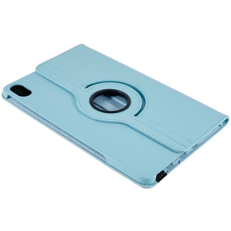 For Honor Pad 8 Drop-proof Anti-shock Leather Tablet Case 360-degree Rotating Protective Cover with Stand - Baby Blue