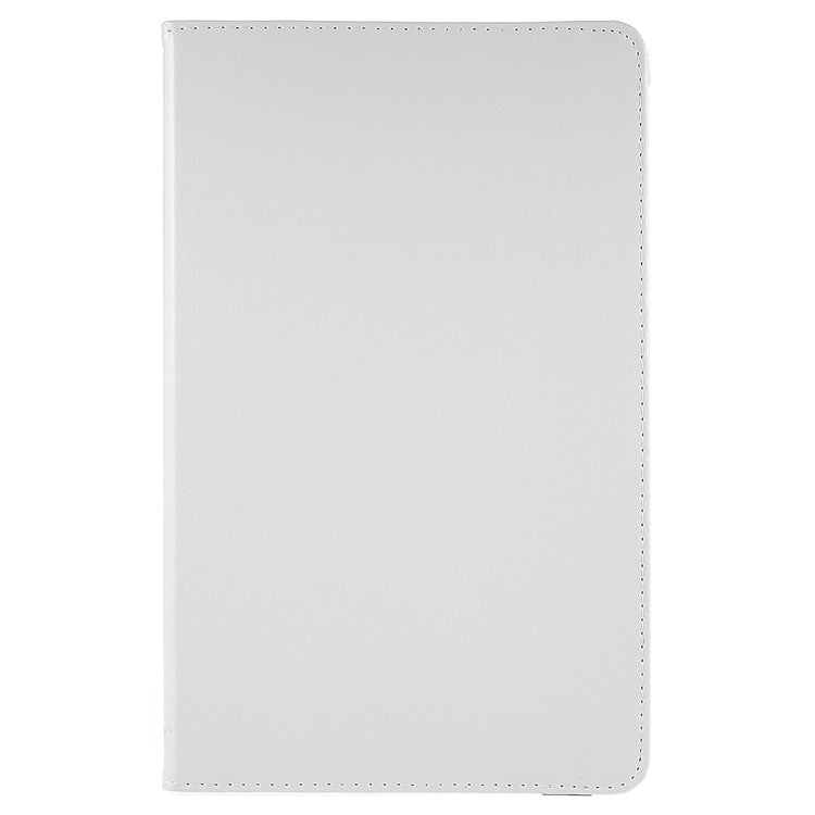 For Honor Pad 8 Drop-proof Anti-shock Leather Tablet Case 360-degree Rotating Protective Cover with Stand - White