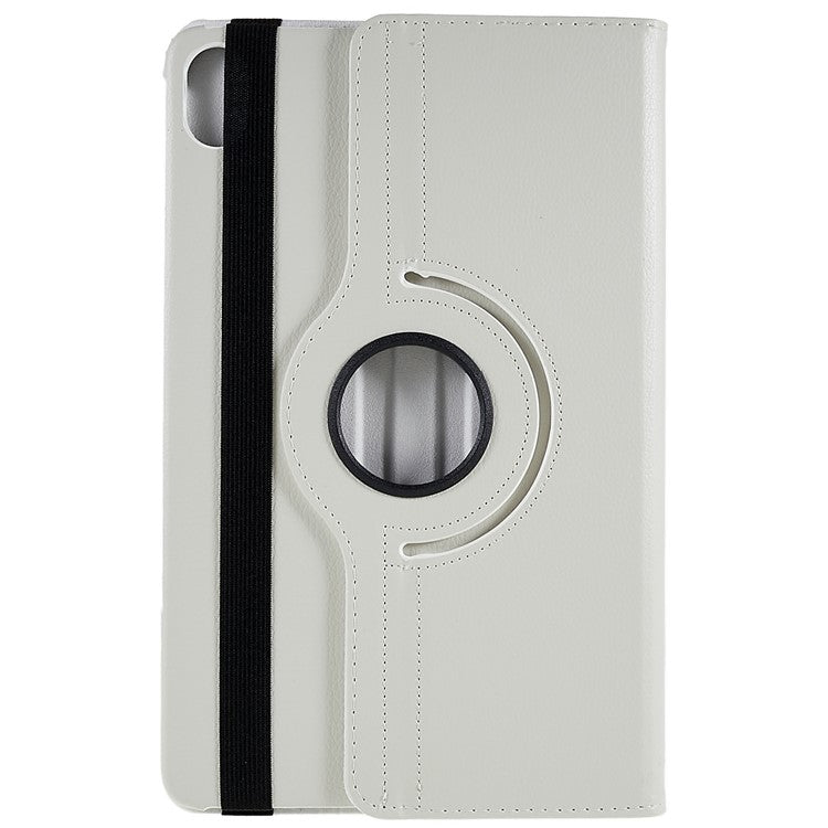 For Honor Pad 8 Drop-proof Anti-shock Leather Tablet Case 360-degree Rotating Protective Cover with Stand - White