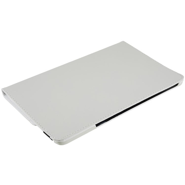 For Honor Pad 8 Drop-proof Anti-shock Leather Tablet Case 360-degree Rotating Protective Cover with Stand - White