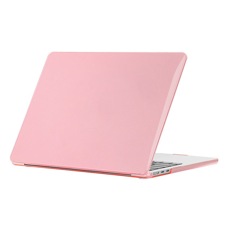 For MacBook Air 13 inch (2025) / (2024) A3113 M3 / (2022) A2681 Hard PC Laptop Case Anti-Scratch Notebook Sleeve Protective Cover - Pink