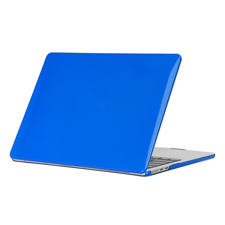 For MacBook Air 13 inch (2025) / (2024) A3113 M3 / (2022) A2681 Hard PC Laptop Case Anti-Scratch Notebook Sleeve Protective Cover - Dark Blue