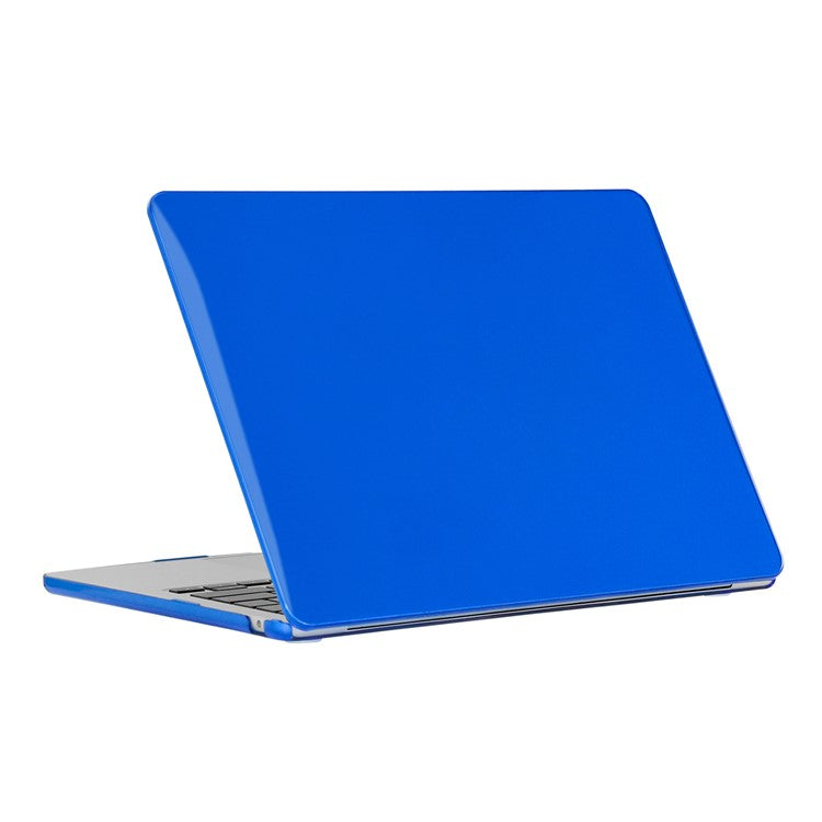 For MacBook Air 13 inch (2025) / (2024) A3113 M3 / (2022) A2681 Hard PC Laptop Case Anti-Scratch Notebook Sleeve Protective Cover - Dark Blue