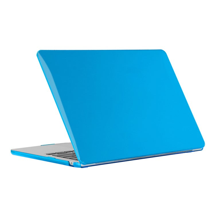 For MacBook Air 13 inch (2025) / (2024) A3113 M3 / (2022) A2681 Hard PC Laptop Case Anti-Scratch Notebook Sleeve Protective Cover - Blue